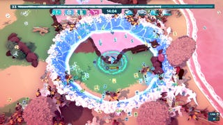 A Tem uses an ultimate attack in Temtem: Swarm.