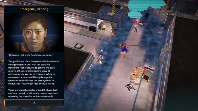 A little story blurb in Terror From The Void, a Phoenix Point mod.