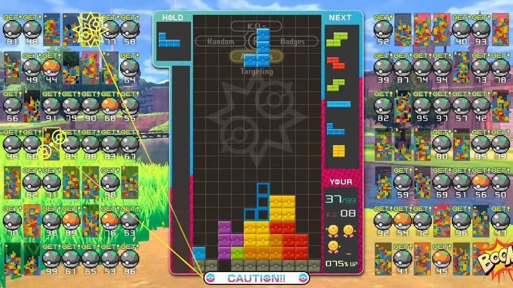 Tetris 99's next limited-time event celebrates Pokémon Sword and Shield
