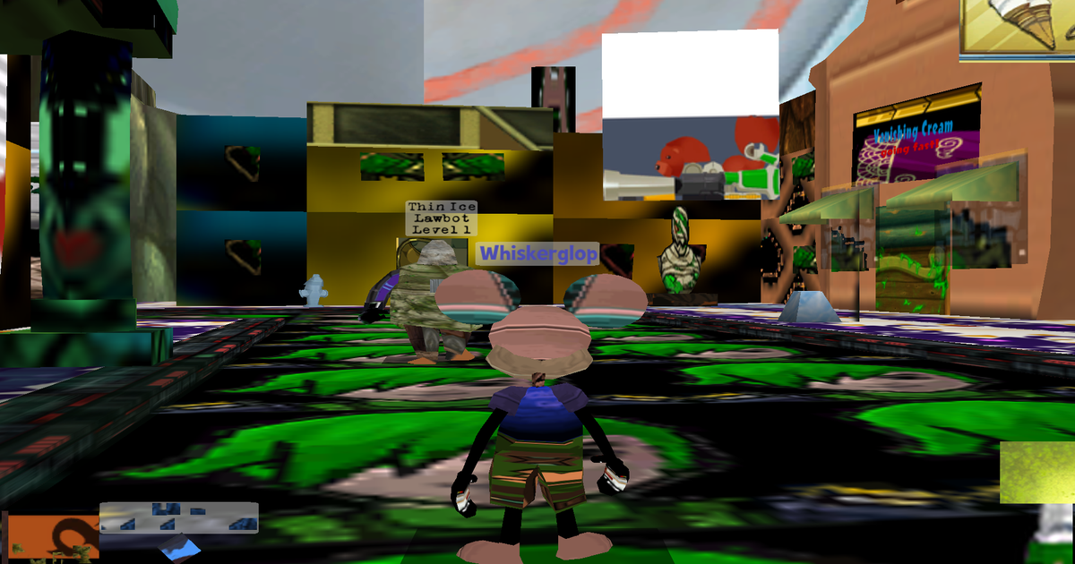 Texturetown is a Frankenstein's MMO created by remixing Club Penguin, Pirates of the Caribbean Online and other dead MMOs