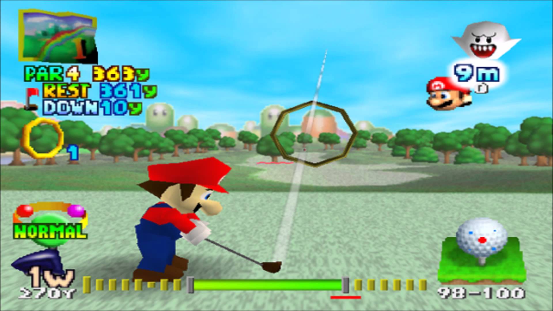 Mario Golf screenshot