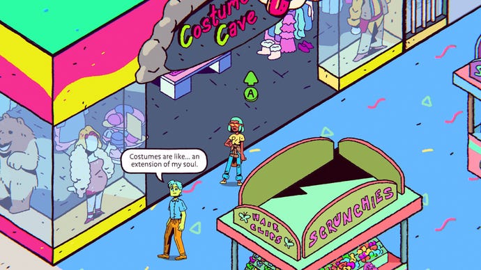 Ali walks through the mall in The Big Con