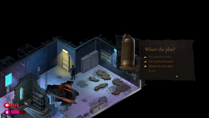 Fictional adventures in a screenshot from The Bookwalker.