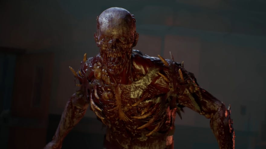 A close-up of a zombie enemy in The Day Before.