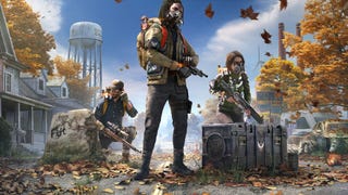 Some agents pose dramatically in the key art for The Division: Heartland.