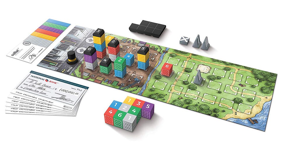 The Estates board game gameplay layout