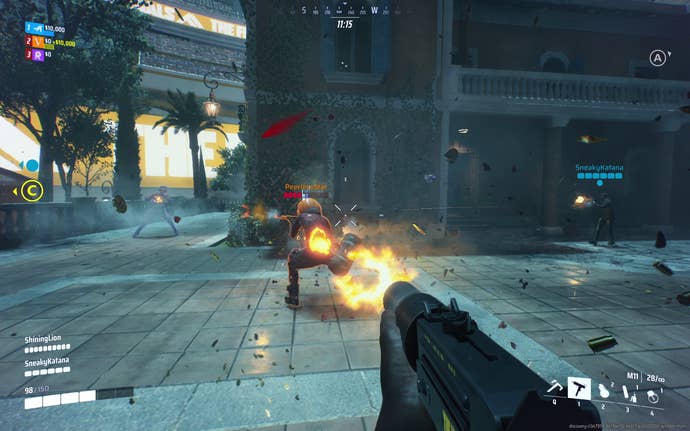 Everyone is shooting everyone in The Finals.