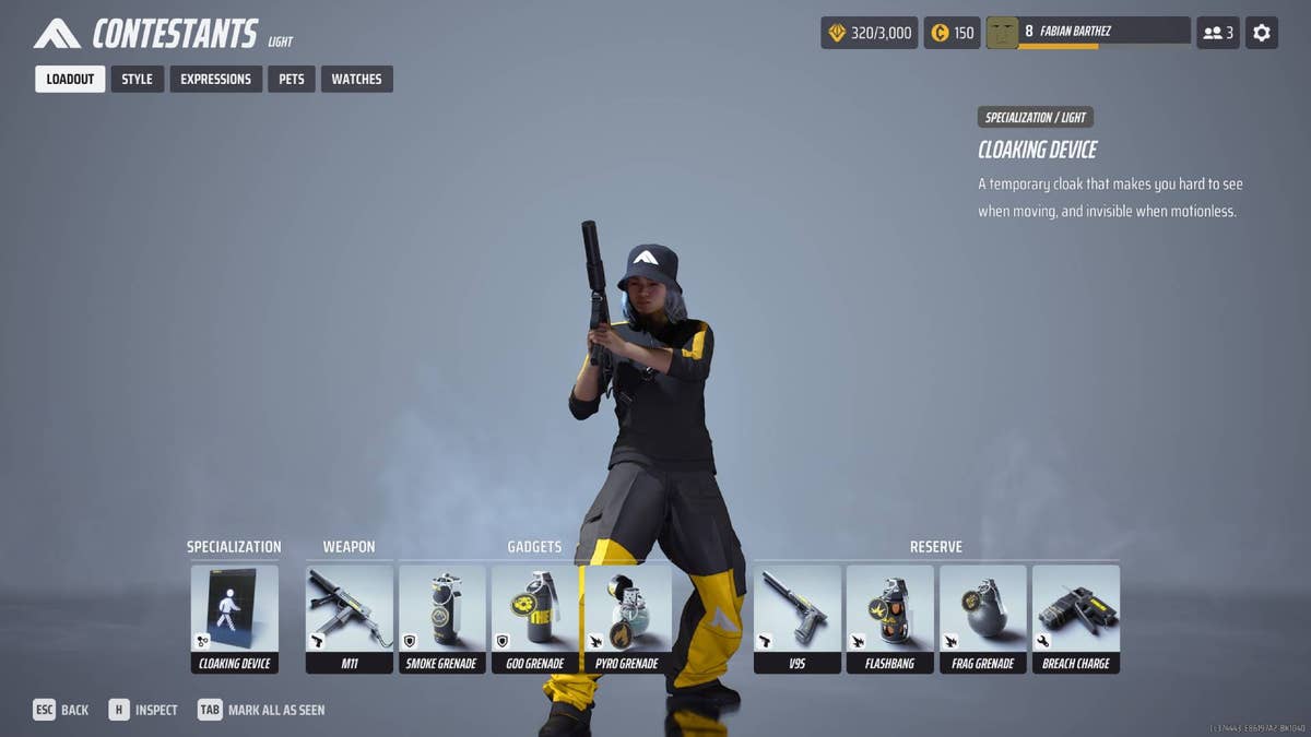 Best The Finals Light build - class, weapons, and gadgets