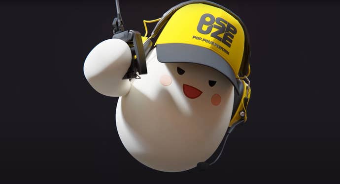 Some sort of mallow mascot for The Finals.