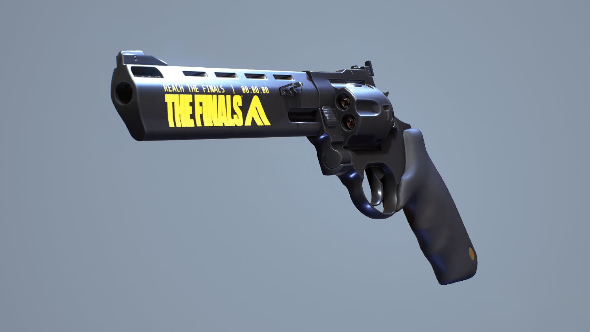 A close-up of the R-357 Revolver in The Finals. - 5