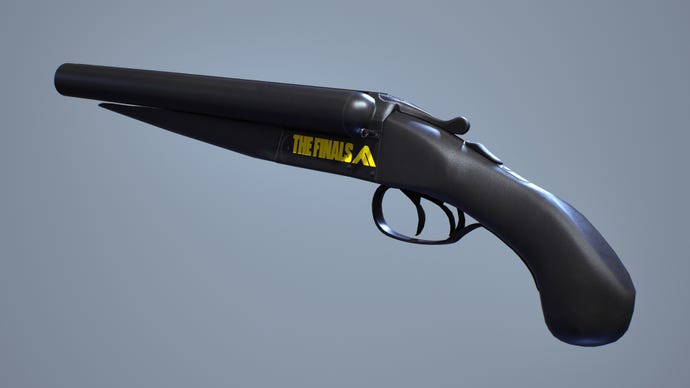 A close-up of the SH1900 Shotgun in The Finals.