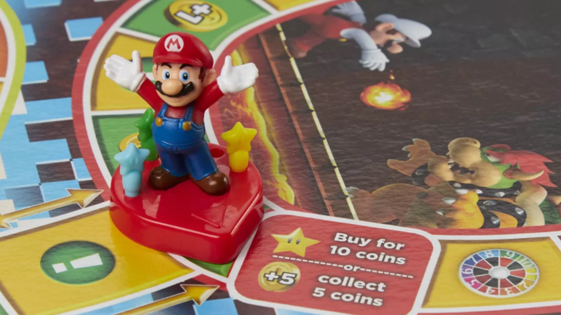 The Game of Life: Super Mario Edition contains more Bowser and fewer bills  | Dicebreaker, image size:1920x1080