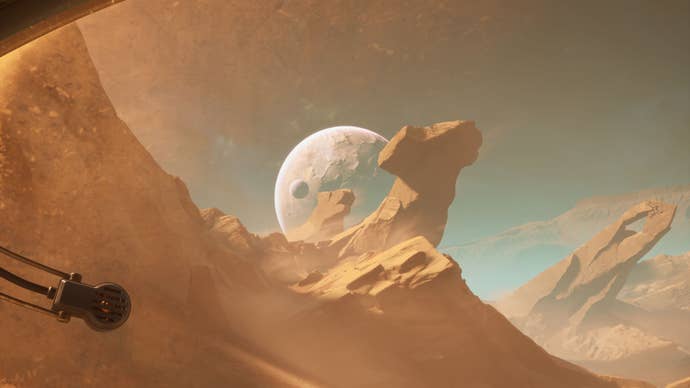 A beautiful desert vista from The Invincible.