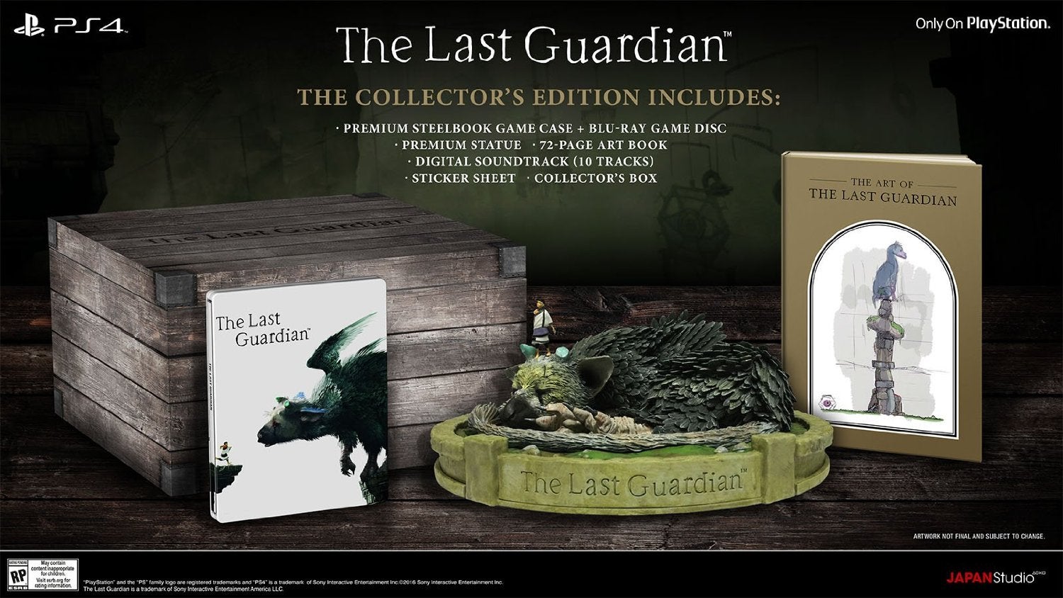 The Last Guardian collector's edition arrives on Amazon | VG247
