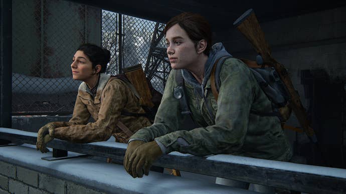 The Last of Us Part 2 Remastered Ellie and Tina scene