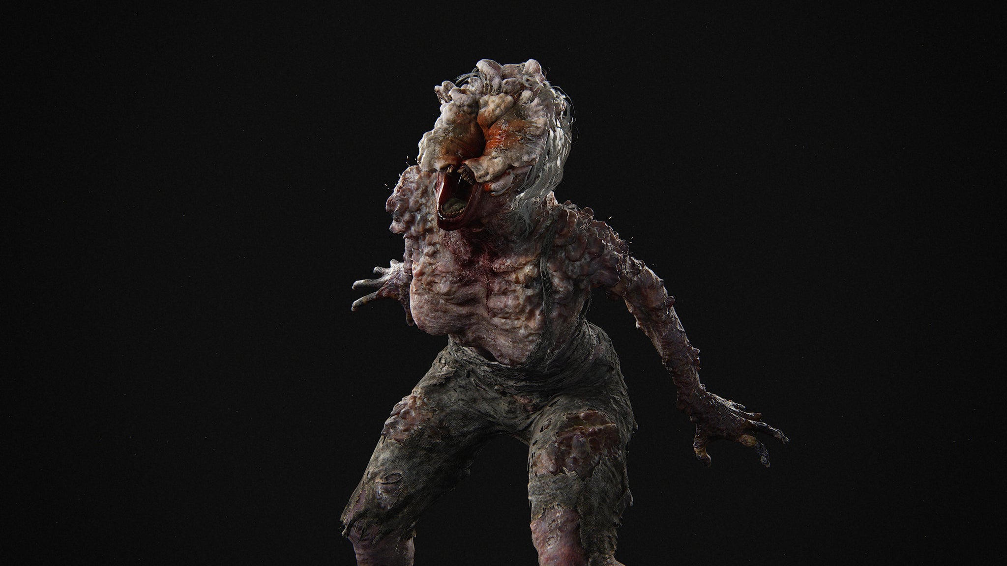 A female Clicker in The Last of Us Part 2 Remastered on PS5 - 6