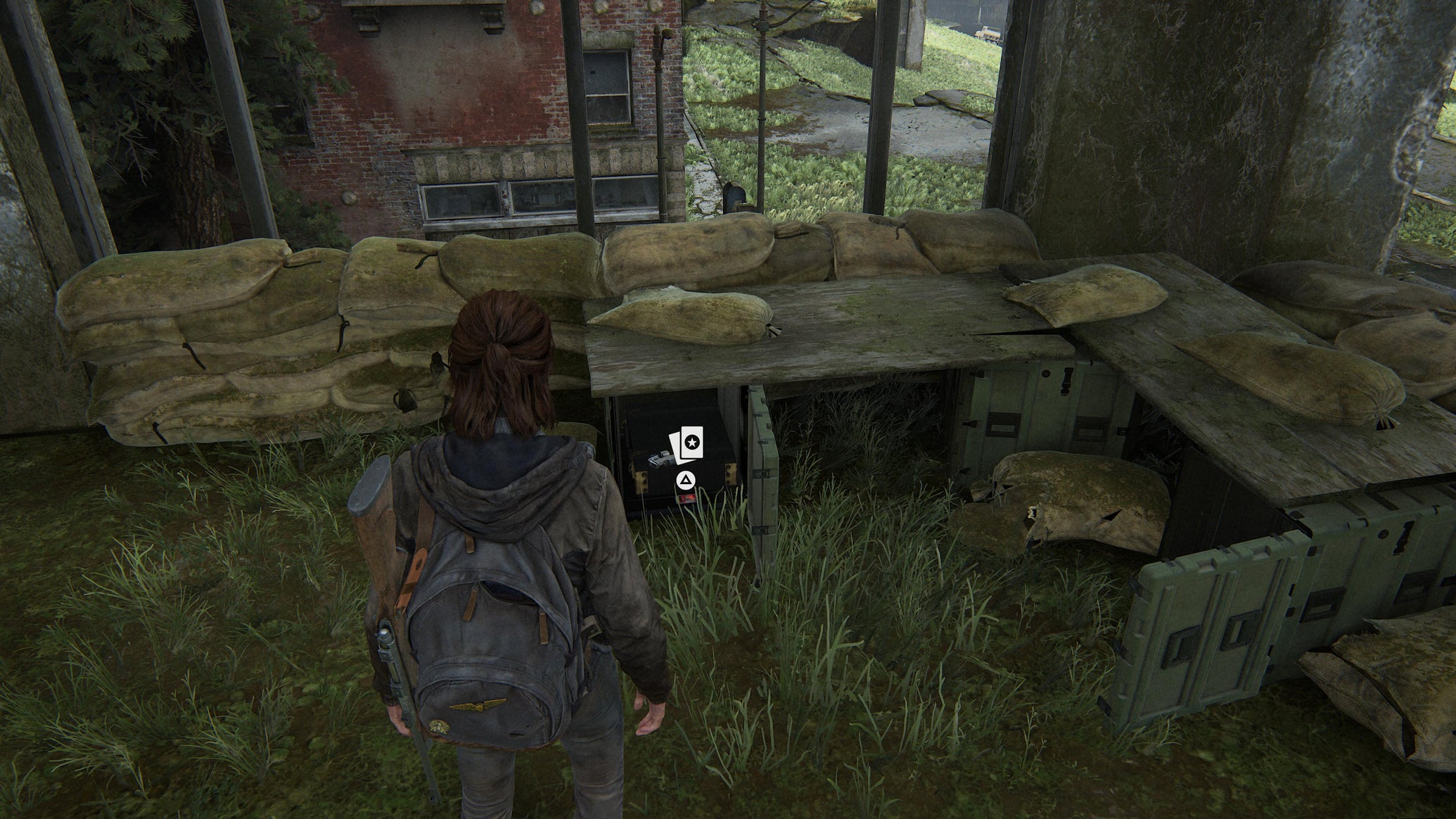 Ellie collecting a superhero trading card for her collection in The Last of Us Part 2 Remastered on PS5 - 1