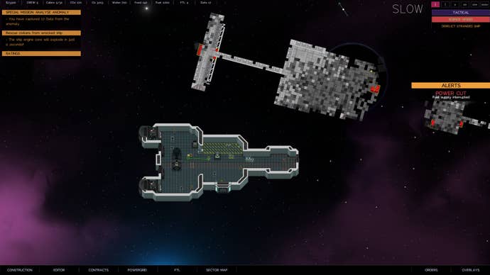 My pitiful ship in The Last Starship, having failed to dock with a now-exploded ship and save the civilians