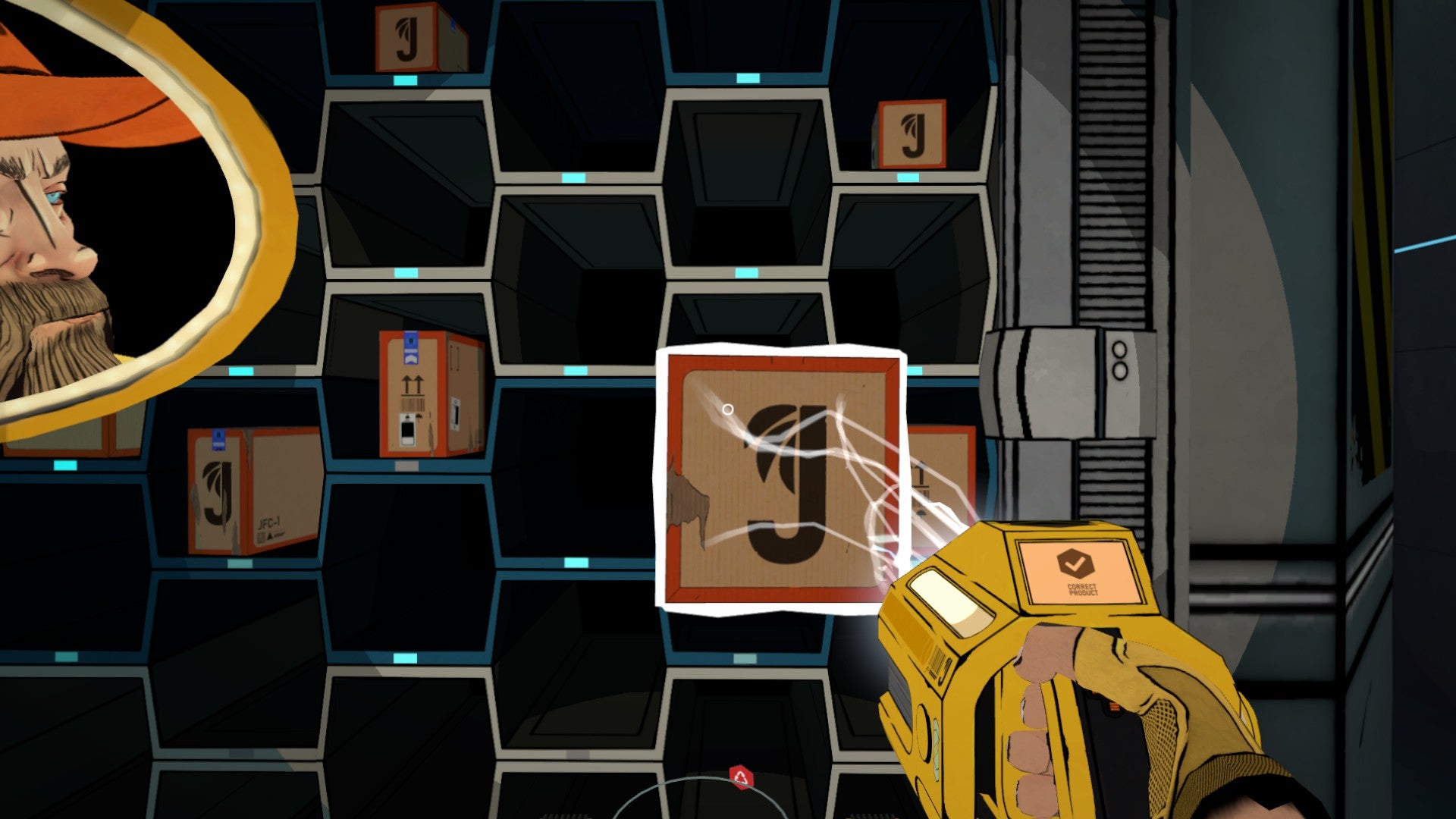 Moves are being moved around with a hover gun in The Last Worker