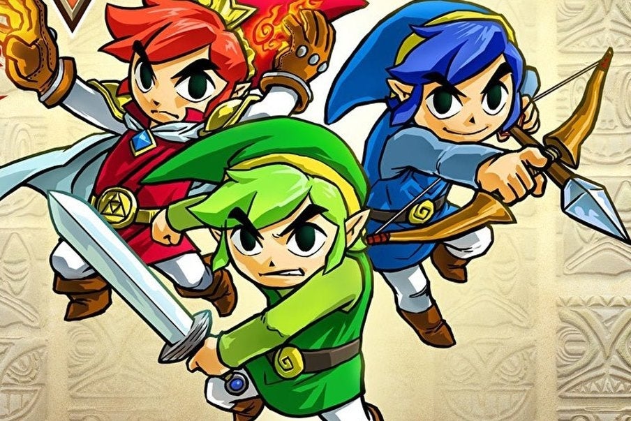 The legend of zelda tri force heroes nintendo store 3ds