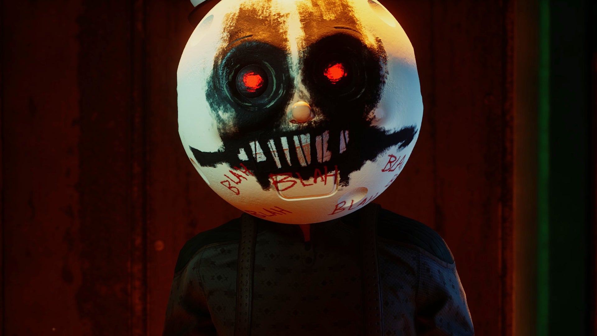 A prisoner in a moon man mask in The Outer Worlds 2. - 1