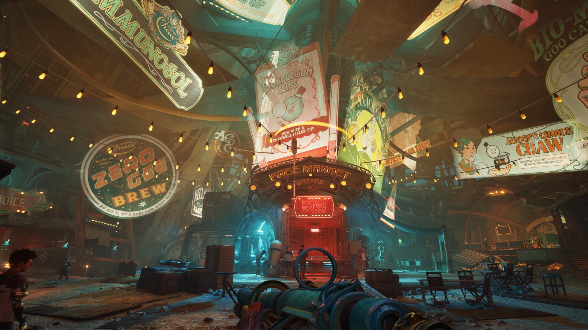 Free Market station bazaar in The Outer Worlds 2. - 11