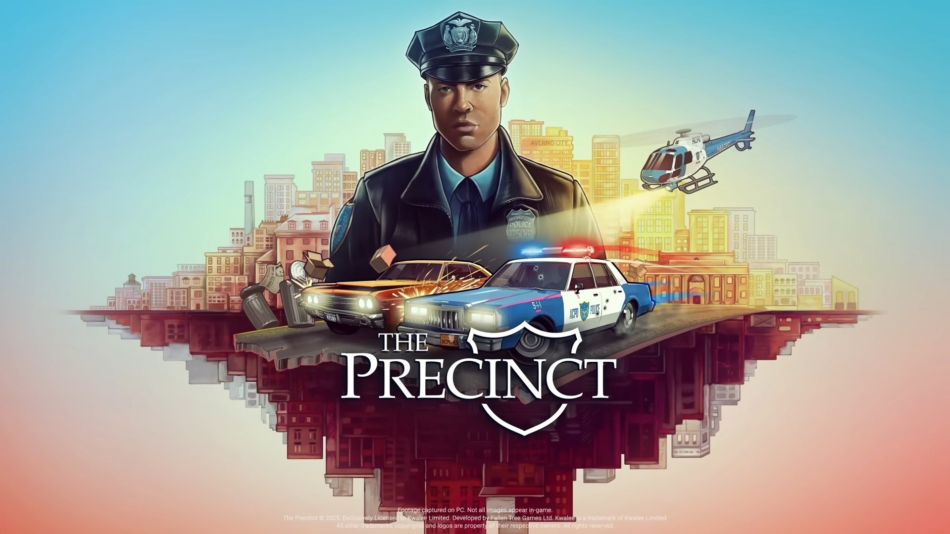 Artwork for police-based isometric sim game, The Precinct. - 1