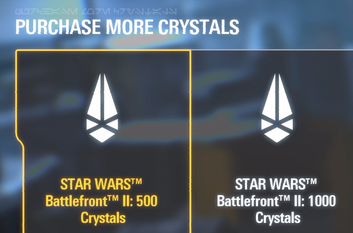 The price and state of Star Wars Battlefront 2 loot crates at