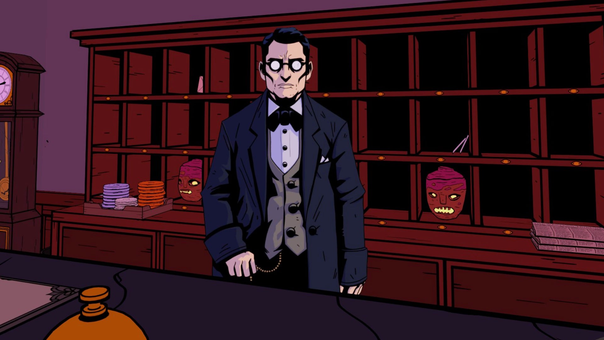 The Manager in The Séance of Blake Manor. - 1