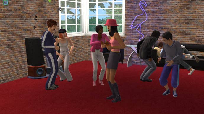 the sims 2 dance party promo art legacy collection