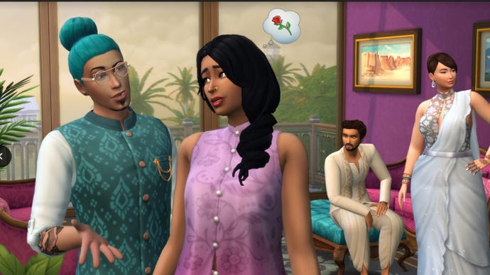The Sims 4 clothing styles inspired by Mumbai, India’s Fashion Street.