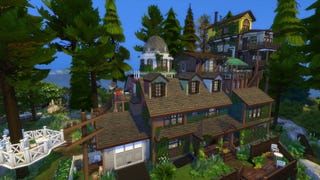 What Remains Of Edith Finch's house rebuilt in The Sims 4 is wild