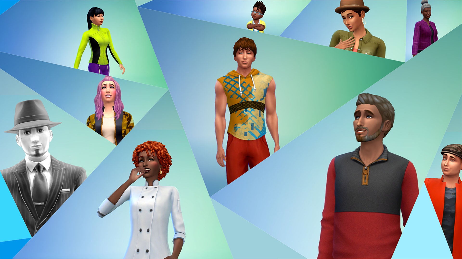 Characters looking at each other in The Sims 4
