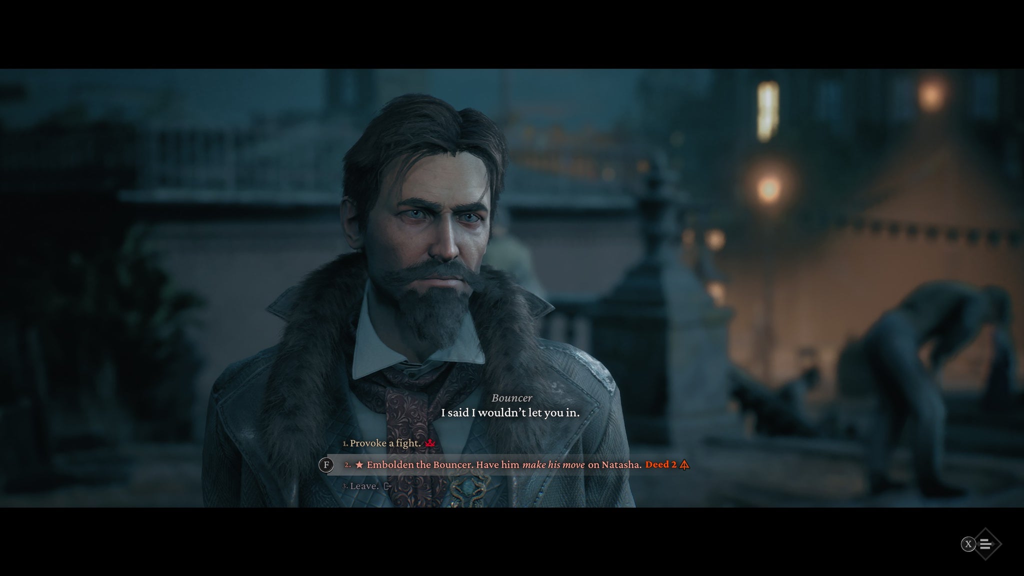 A man considers what to say in The Thaumaturge - 6