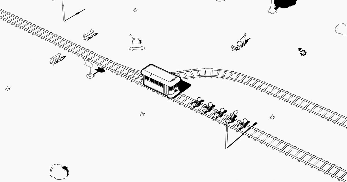 The Trolley Solution is a moral quandary that suddenly turns into a tragically touching tale of tram love The Trolley Solution is a moral quandary that suddenly turns into a tragically touching tale of tram love