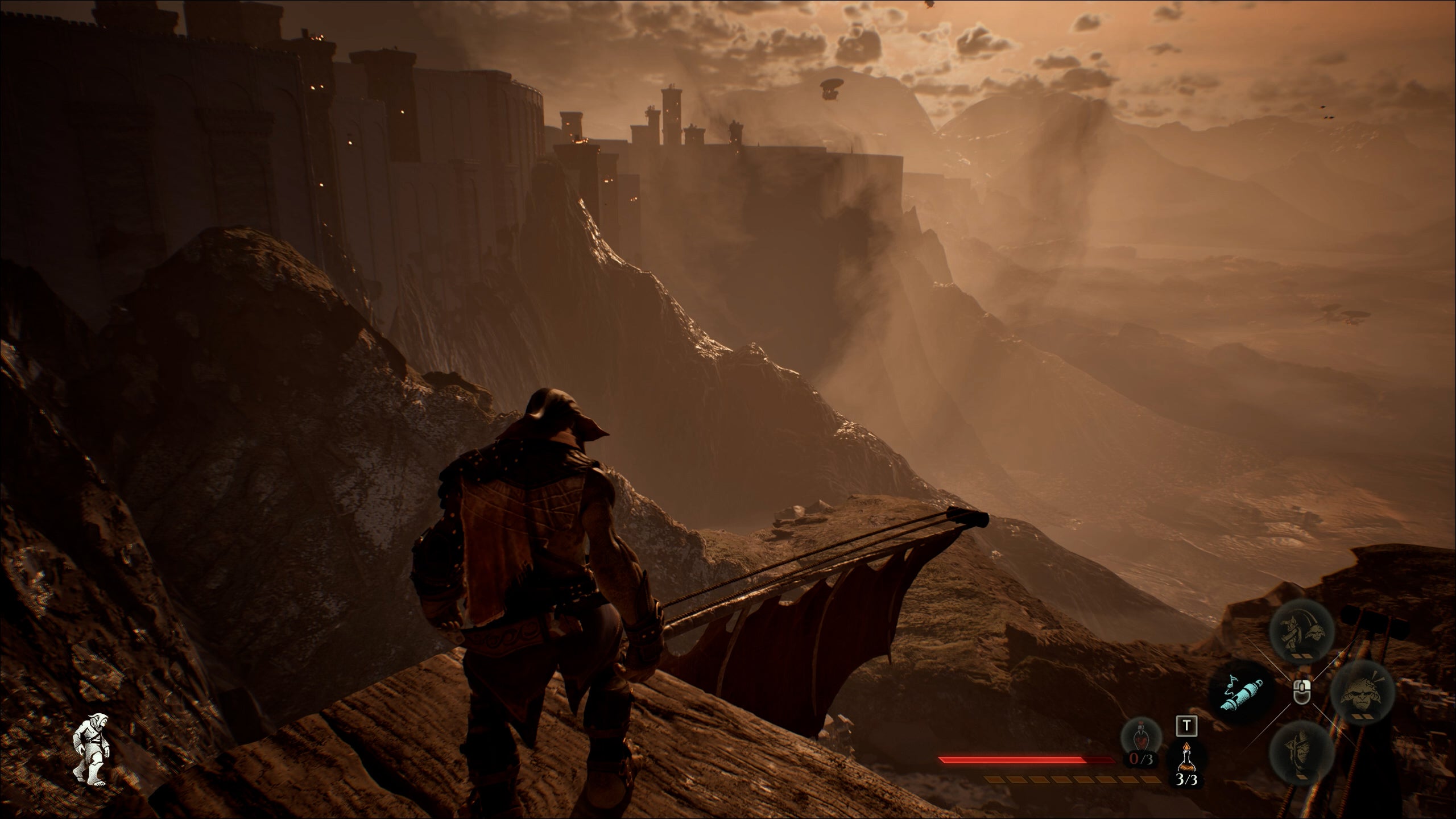 The Wall as depicted in Styx: Blades of Greed, a vast vertical city