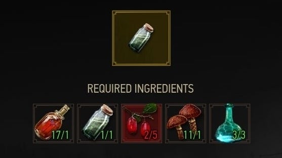 The Witcher 3 Alchemy ingredient lists: How to make potions, bombs, decoctions, oils and substances