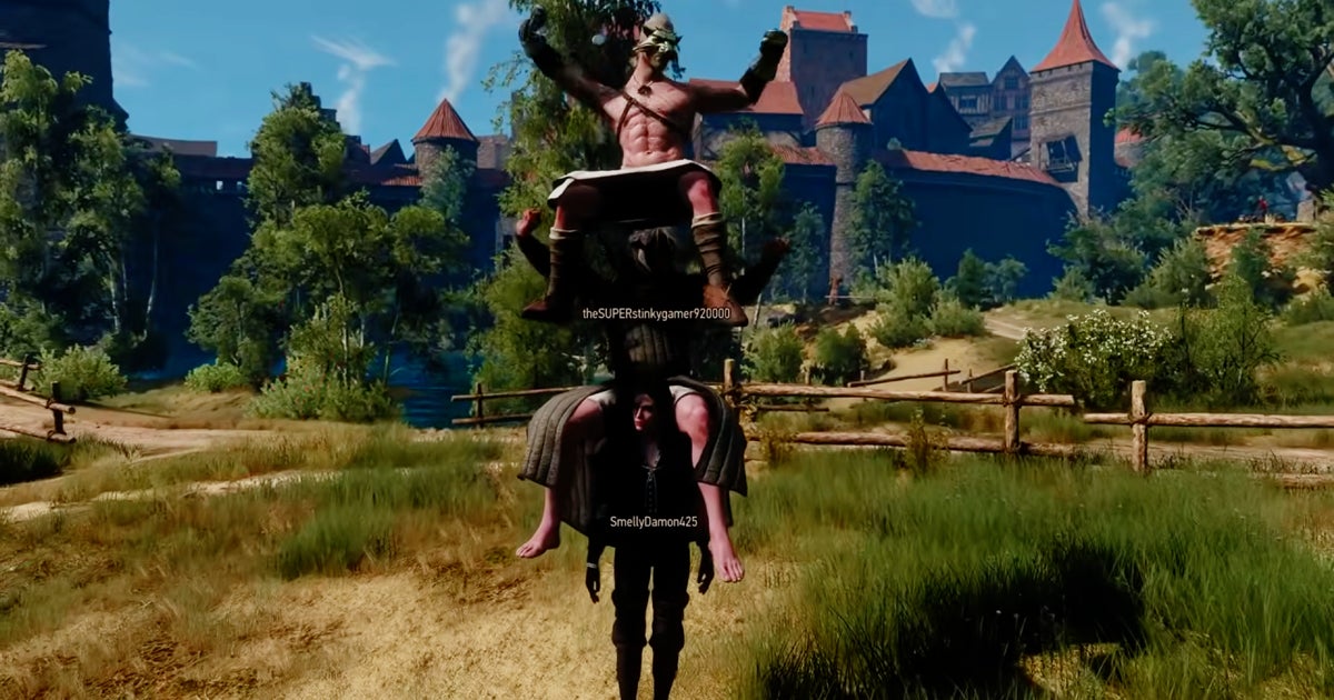 The Witcher 3 multiplayer mod's latest major update adds the only mount you'll ever need - your fellow players
