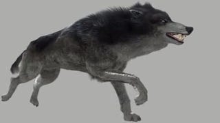 The Witcher 3's next-gen wolf fur in action