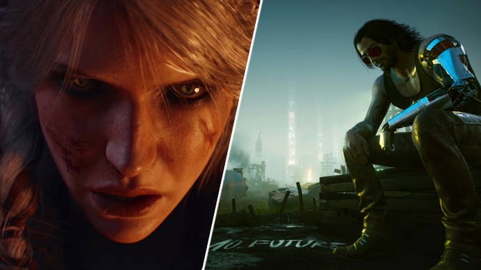 Ciri in The Witcher 4 and Johnny Silverhand in Cyberpunk 2077.