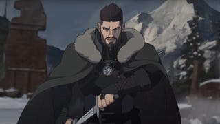 A still image of Vesemir from animated prequel The Witcher: Nightmare Of The Wolf.