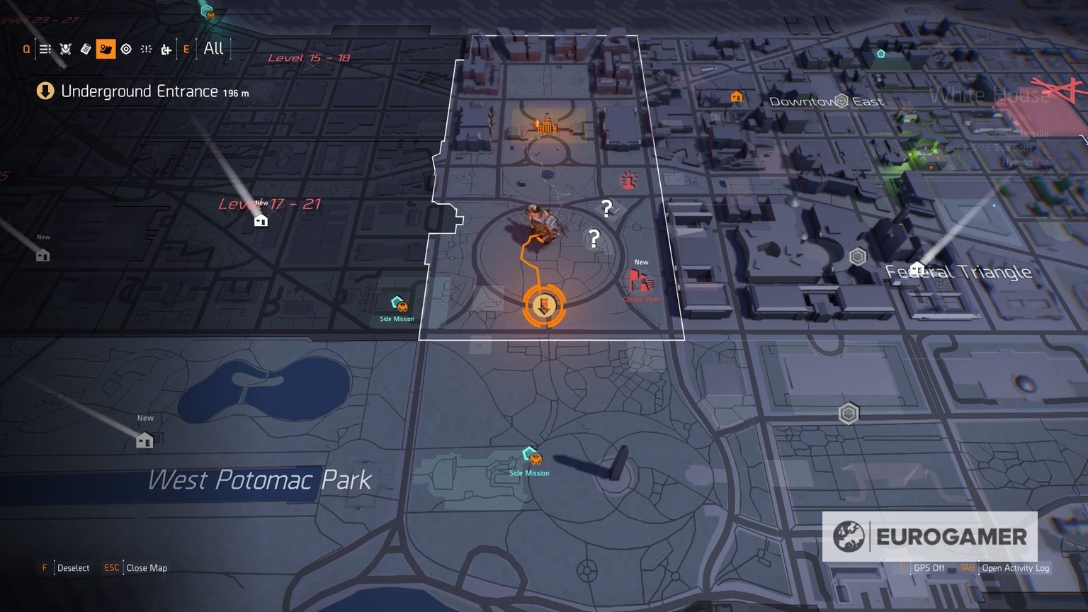 The Division 2 Hyena Key locations - where to find Factions Keys like ...