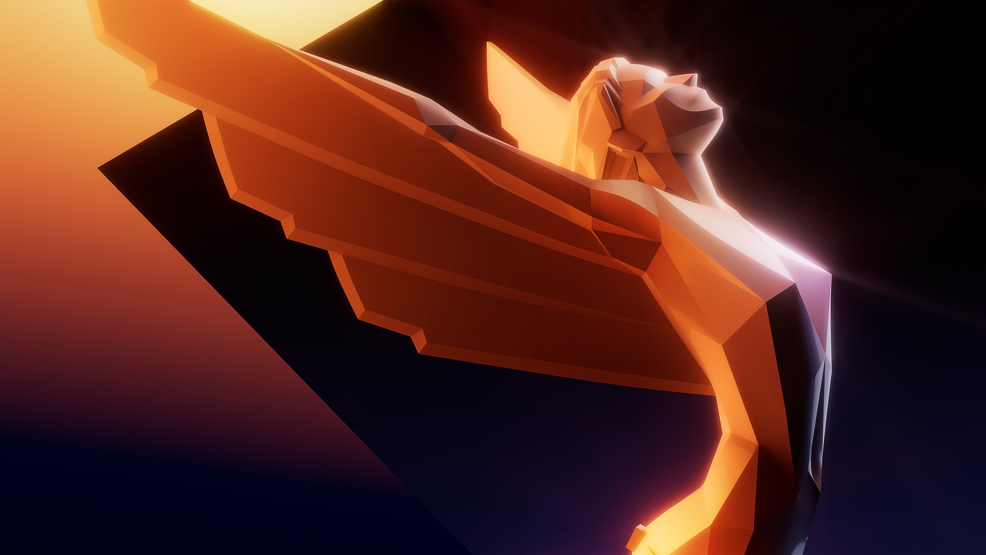 A crop of The Game Awards poster. It shows a feminine angel statue leant back, arms/wings outspread. Maybe they&rsquo;re trying to fly away from it all. I wouldn&rsquo;t blame them.