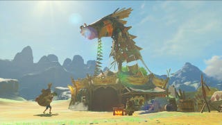 New Legend of Zelda: Breath of the Wild screen seems to show good old Beedle the bug-loving merchant