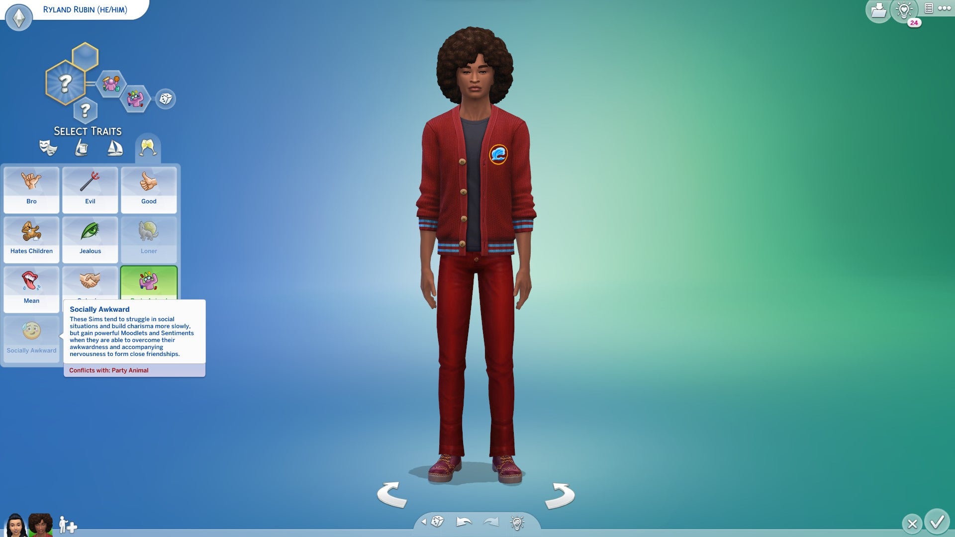 the sims 4 socially awkward