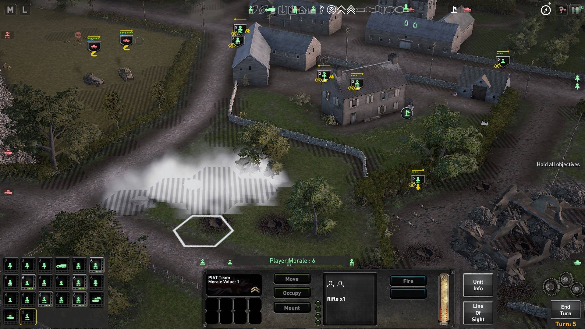 A pitched WWII battle in The Troop