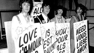 All You Need is Love downloaded 100,000 times in September