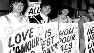 All You Need is Love downloaded 100,000 times in September