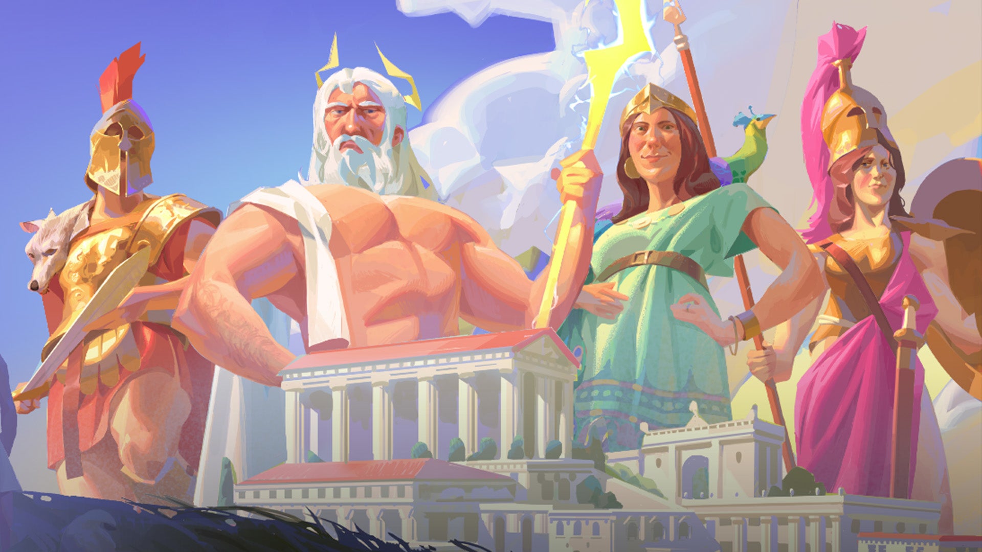 Pick your favourite Greek god and build a metropolis in their name in the strategy city-builder Theos: Cities of Myth
