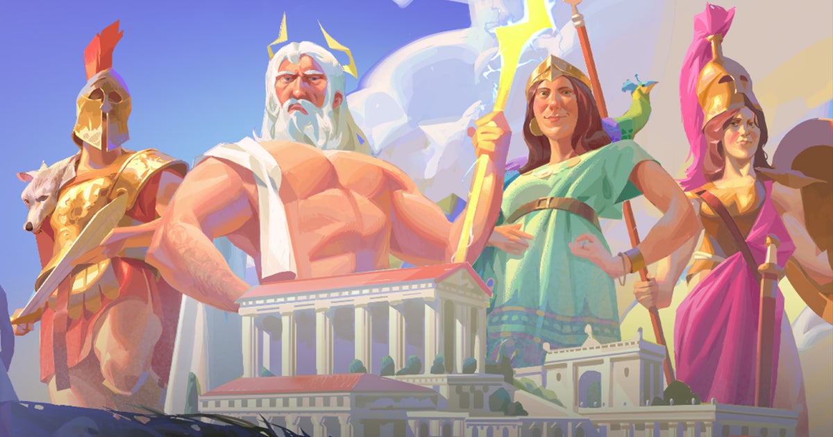 Pick your favourite Greek god and build a metropolis in their name in the strategy city-builder Theos: Cities of Myth Pick your favourite Greek god and build a metropolis in their name in the strategy city-builder Theos: Cities of Myth